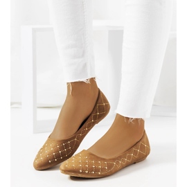 Bailarinas de mujer Kaila camel marrón 2