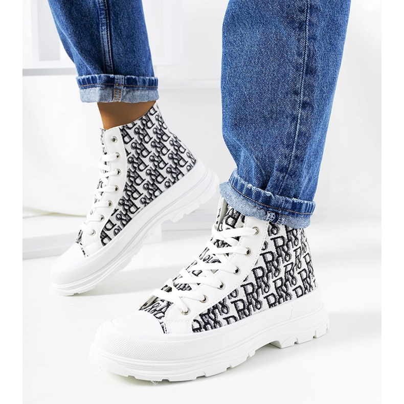 Deportivas blancas de mujer Chester blanco 1