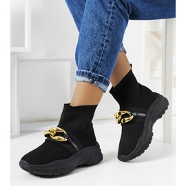 Zapatillas altas negras de Martin negro 1