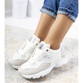 Deportivas blancas de mujer Viale blanco 3