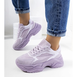 Zapatillas violeta Genovesia púrpura 1