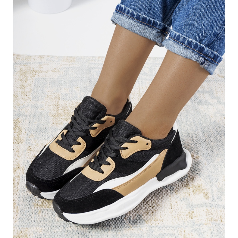 Deportivas mujer Pagnotto negras beige negro 1 Deportivas mujer Pagnotto negras beige negro 1