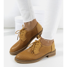Zapatos oxford marrones calados Ortensia marrón 1