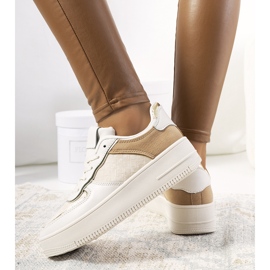 Deportivas de mujer Statela beige 2