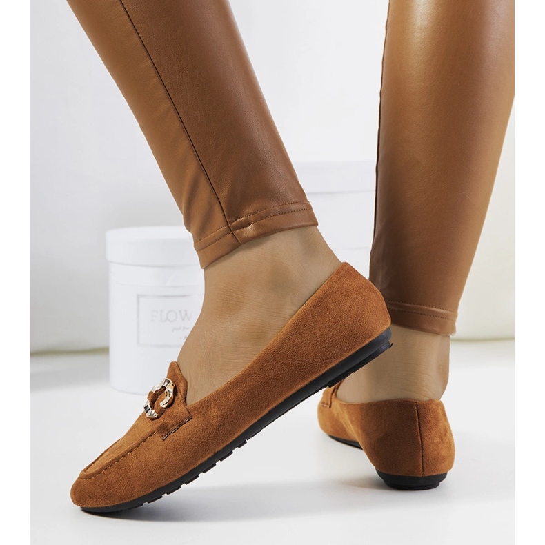 Mocasines marrones de mujer de Leila marrón 1 Mocasines marrones de mujer de Leila marrón 1