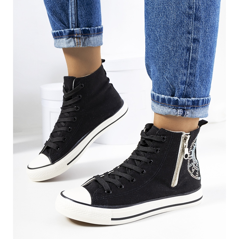 Zapatillas tobilleras Vicola negras negro 1 Zapatillas tobilleras Vicola negras negro 1