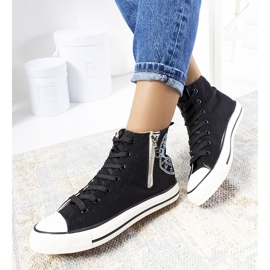 Zapatillas tobilleras Vicola negras negro 2