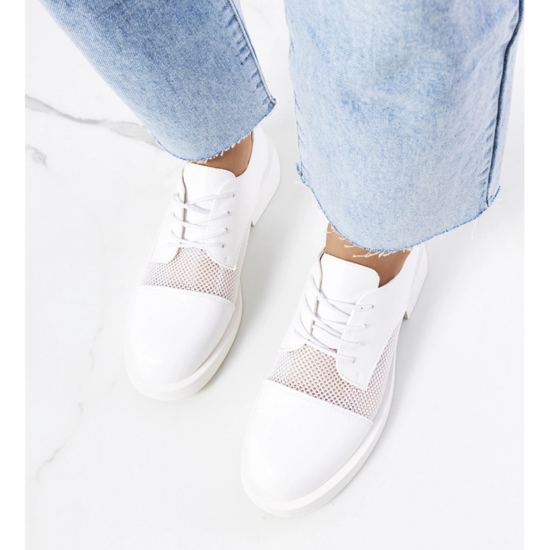 Zapatos blancos de mujer Huard 1