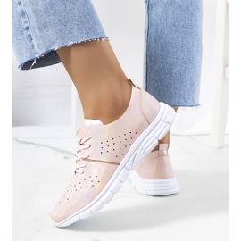 Zapatillas Holográficas Enid Rosa rosado 1