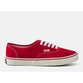 Deportivas hombre lino rojas rojo 1