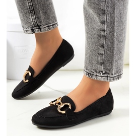Mocasines negros con hebilla Castor 1