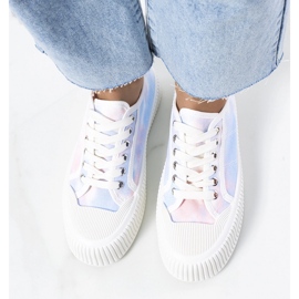 Deportivas de mujer Steen azul y rosa 1