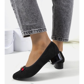 Zapatos negros con corbatín Vijver 2