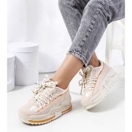 Deportivas beige para mujer Savanne 1