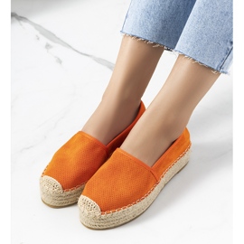 Alpargatas caladas Capelle Naranja 1