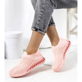 Las zapatillas rosas de Neda rosado 1