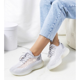 Deportivas deportivas de mujer grises Molema 1