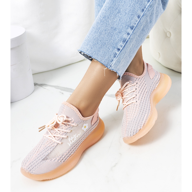 Deportivas mujer rosa Molema gris 1