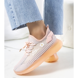 Deportivas mujer rosa Molema rosado gris 2