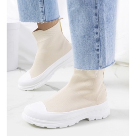 Deportivas beige Miki tobillo 1