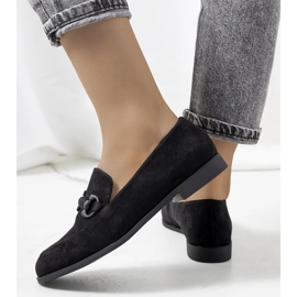 Zapatos negros de piel de Talisa 2