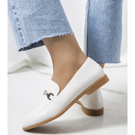 Zapatos piel Crudo Prins blanco 2