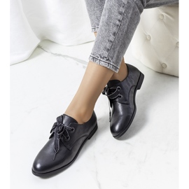 Zapatos de cuero negro Koren 2