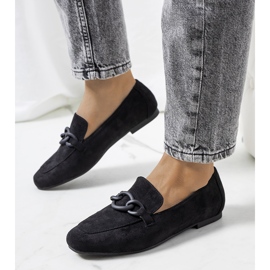 Zapatos de cuero negro de Dante 1