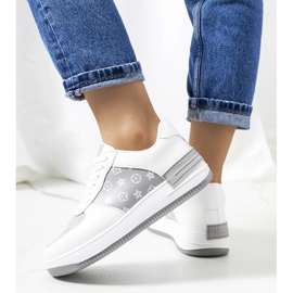 Deportivas de mujer Djenna en blanco y gris 1