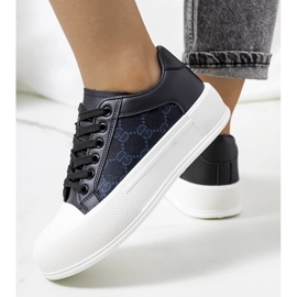 Zapatillas negras en la plataforma Birkett negro 2