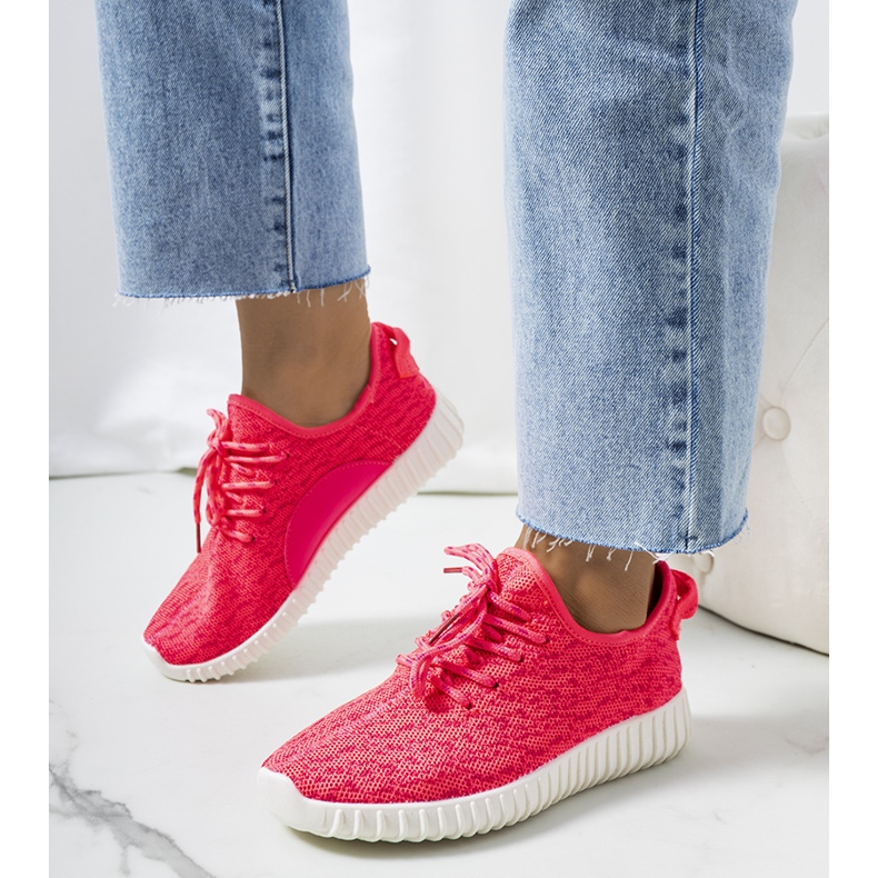 Zapatillas rosas neón de Mulder 1