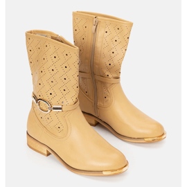 Botas de niño valle beige 1 Botas de niño valle beige 1