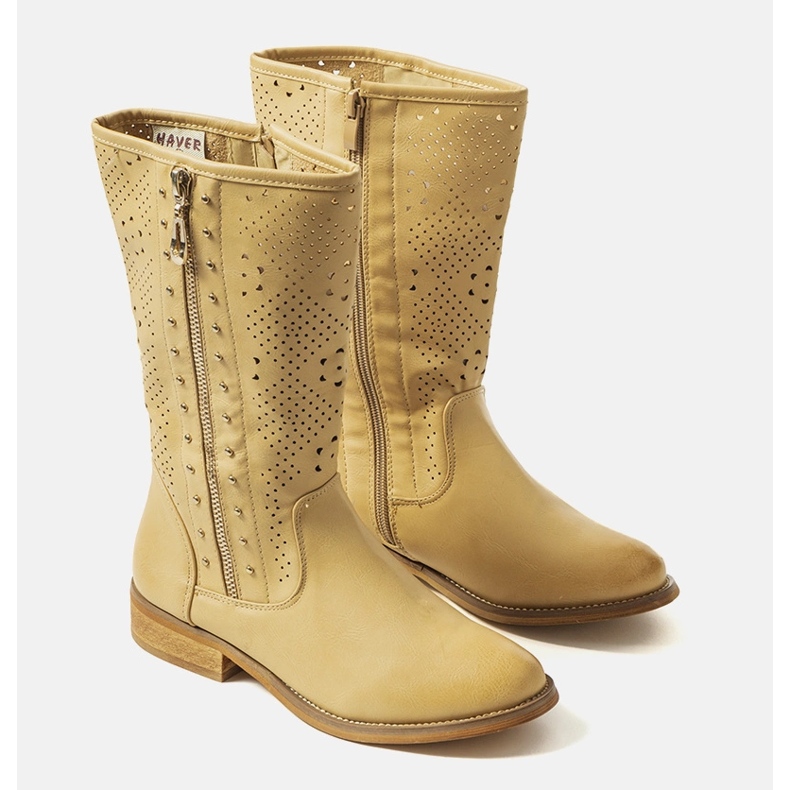 Botas infantiles Zaina beige 1