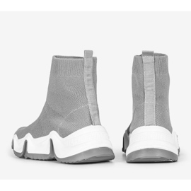 Zapatillas altas grises de Barnett 2