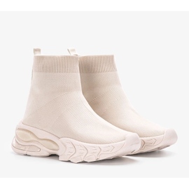 Deportivas tobilleras Woodson beige 1