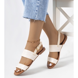 Sandalias de mujer beige de Chinn 1