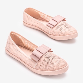 Deportivas caladas Zorda rosas rosado 2