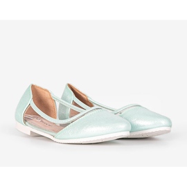 BM Bailarinas infantiles lacadas menta Liisi verde 1