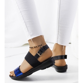 Sandalias de mujer Tarja azul marino 2
