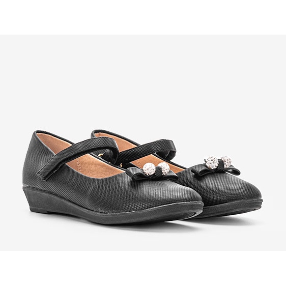 Cuñas bailarinas negras de Correia negro 1 Cuñas bailarinas negras de Correia negro 1
