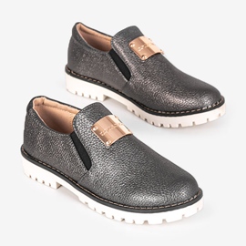 Zapatos negros metalizados para niños de Haalen 2