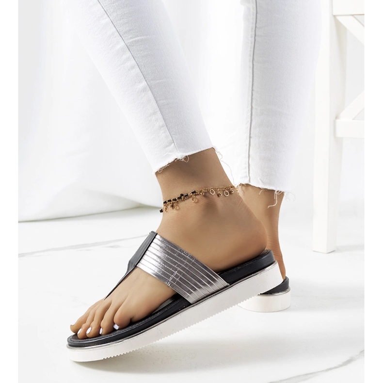 Babuchas Murilo negro metalizado 1