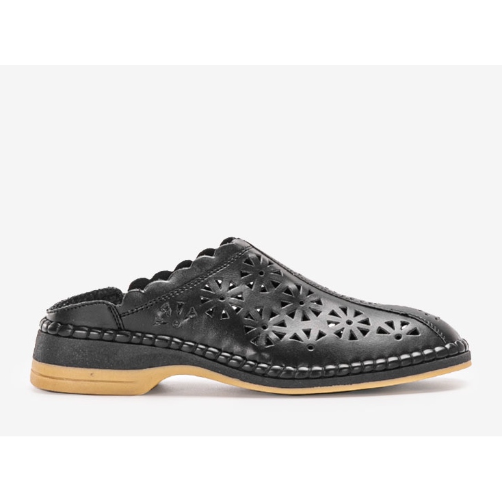 Babuchas caladas negras de Fernandes negro 1