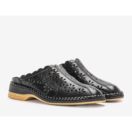 Babuchas caladas negras de Fernandes negro 2