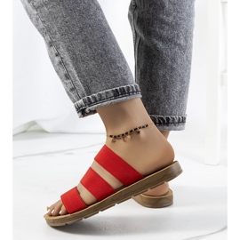 Pantuflas Cremik de mujer rojas rojo 2