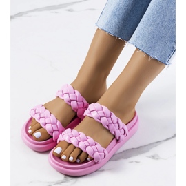 Pantuflas Angas rosas 1