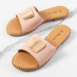 Pantuflas mujer Synan rosa 1