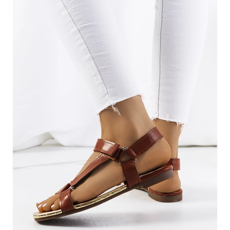 Sandalias mujer Wardill marrón 1