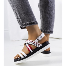 Sandalias blancas de mujer de Doren blanco 1 Sandalias blancas de mujer de Doren blanco 1