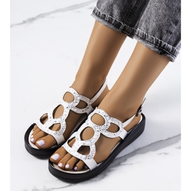 Sandalias Luiten blancas blanco 1
